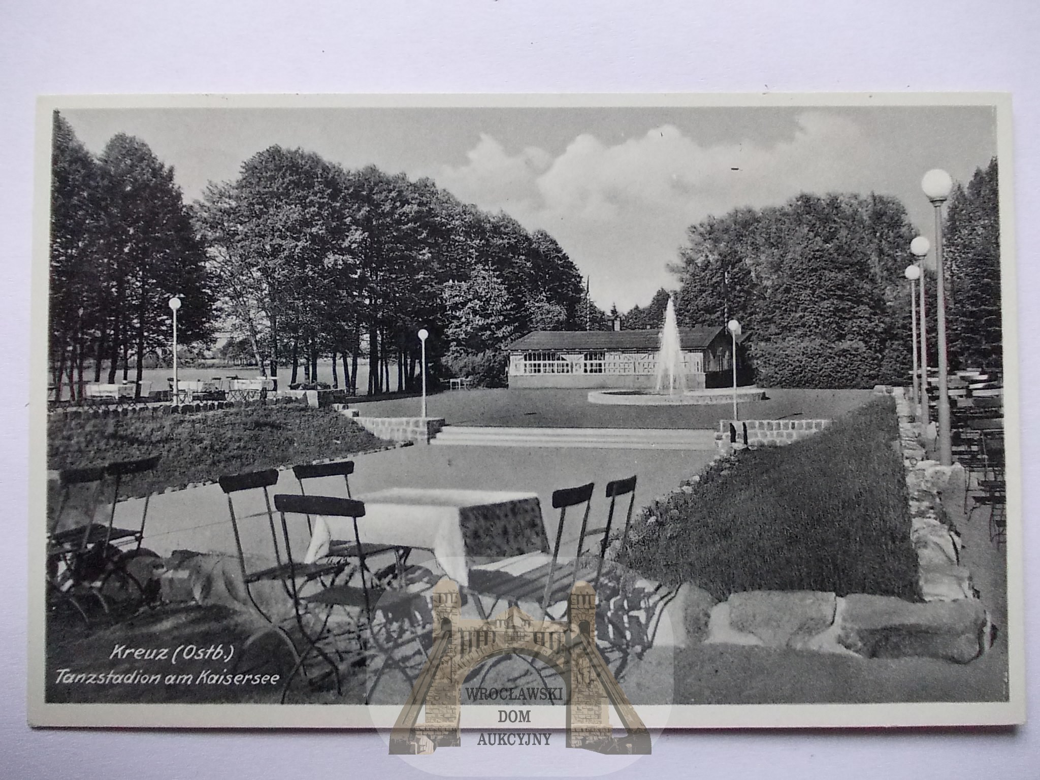 kaisersee Krzyż Wielkopolski, Kreuz Ostbahn, restauracja Kaisersee, 1939 - Aukcja  internetowa / Licytacja online - Cena - OneBid