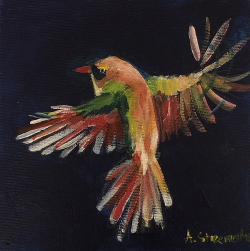 Flying bird, 2021, Agata Strzemecka