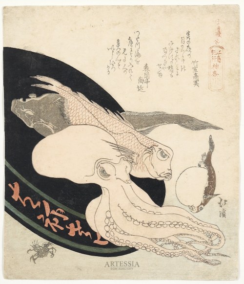 według, Kanagawa, k. XIX w., Totoya Hokkei