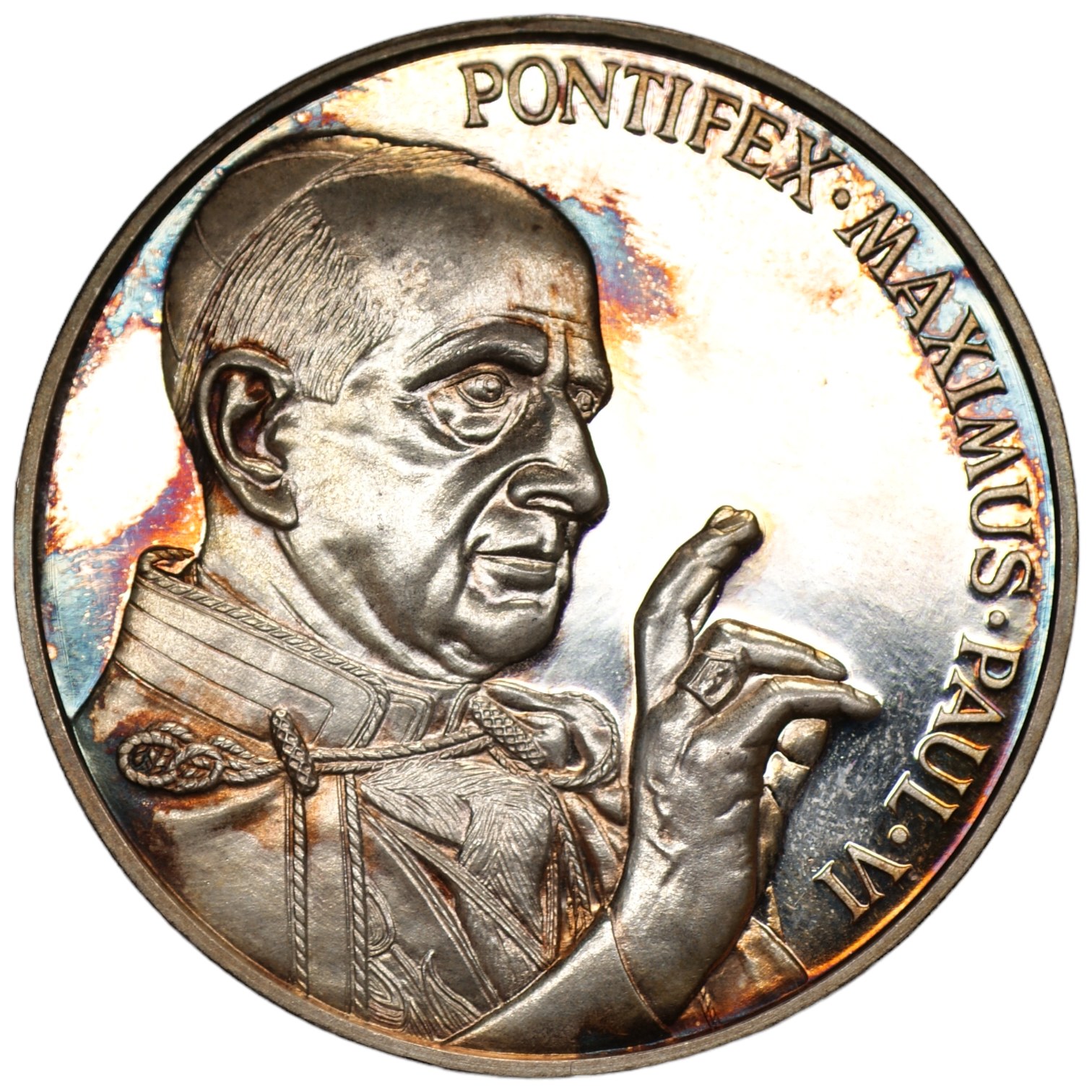 NIEMCY - Medal srebrny Pontifex Maximus Paul VI 1975 Ag 1000 - Aukcja ...