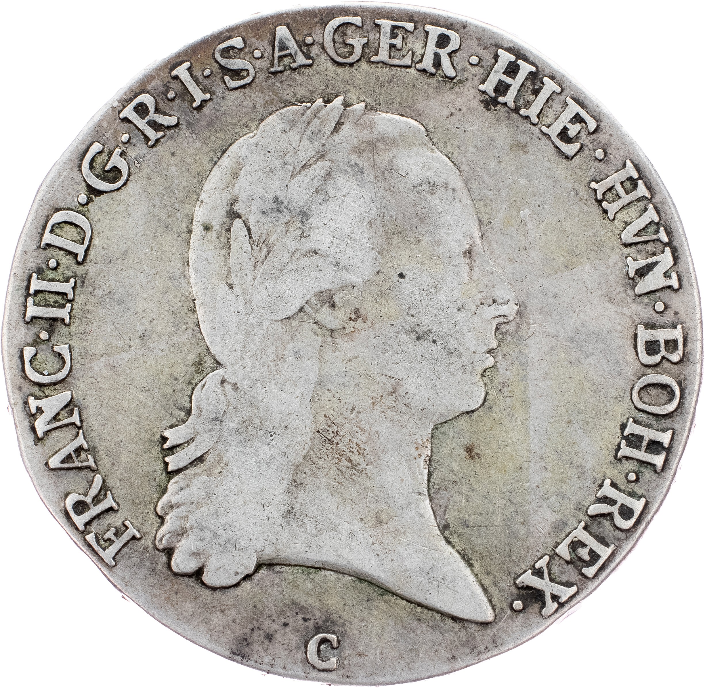 Franz I. (II.), 1/2 Thaler 1797, C, Prague - インターネットオークション / オンライン入札 - 価格 -  OneBid