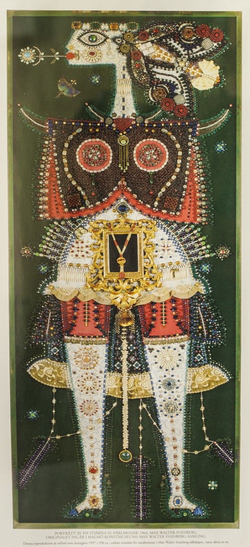 Szwecja, XX w. (1912 - 1994), Portret mozaikowy, 1964 r., Max Walter Svanberg