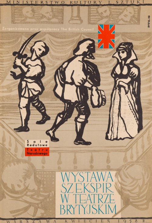 Wystawa: Szekspir w teatrze brytyjskim, Warszawa, 1958, Maurycy Stryjecki