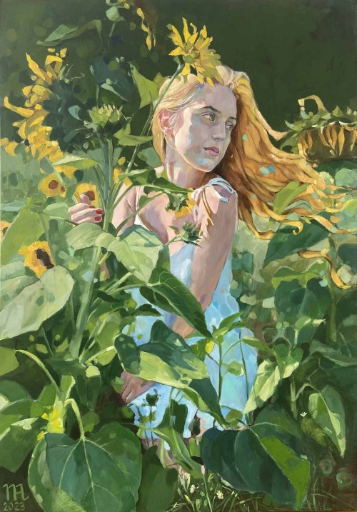 Sun&Flowers, 2023, Anna Milewska