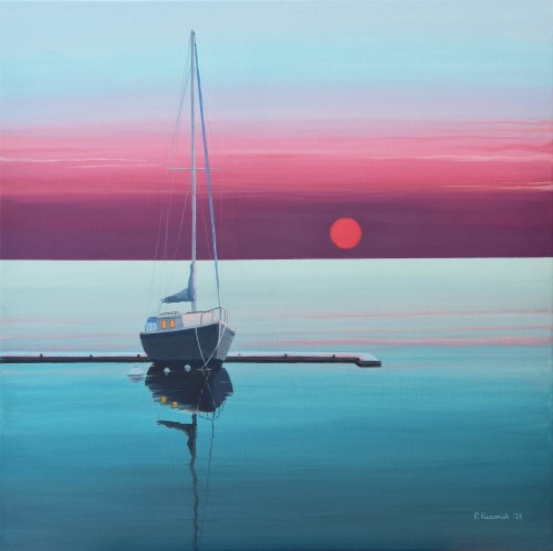 Purple sky, 2023, Ewelina Kuzaniak