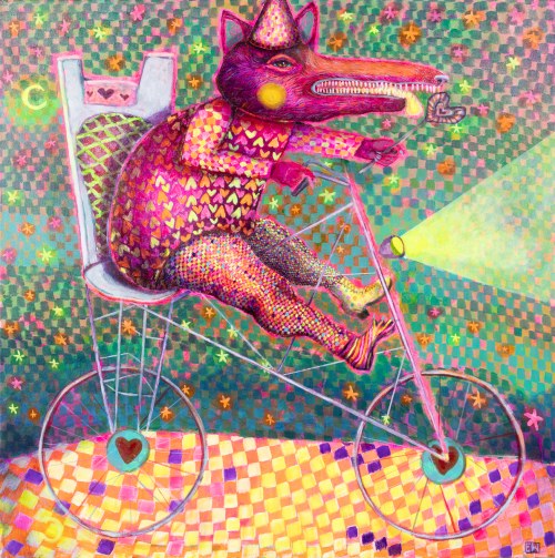 Wilk cyklista VII, 2023, Emilia Waszak
