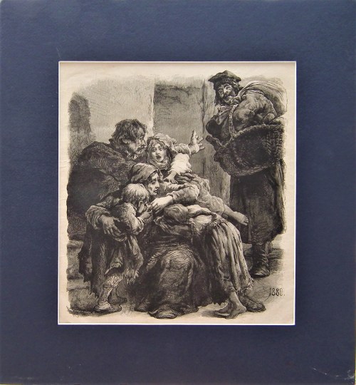 Dla głodnych,1880, Michał Elwiro Andriolli