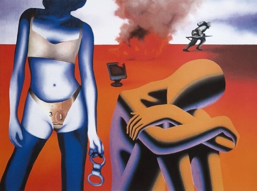 Bez tytułu, 2020, Mark Kostabi