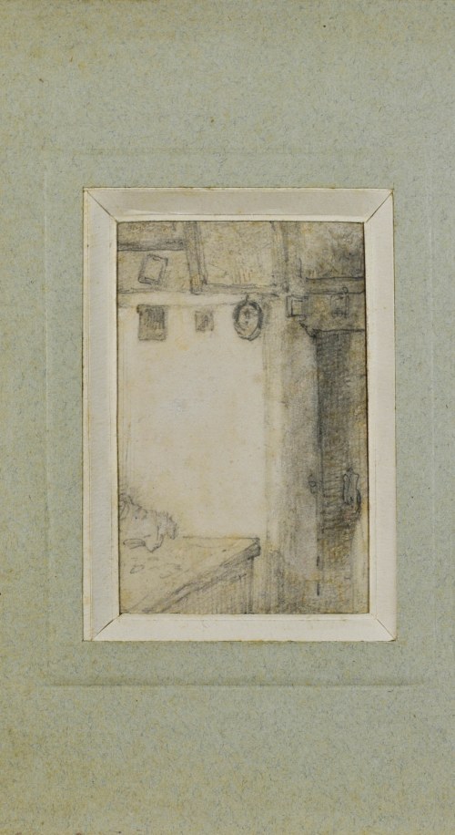 W izbie, ok. 1872-1879, Witold Pruszkowski