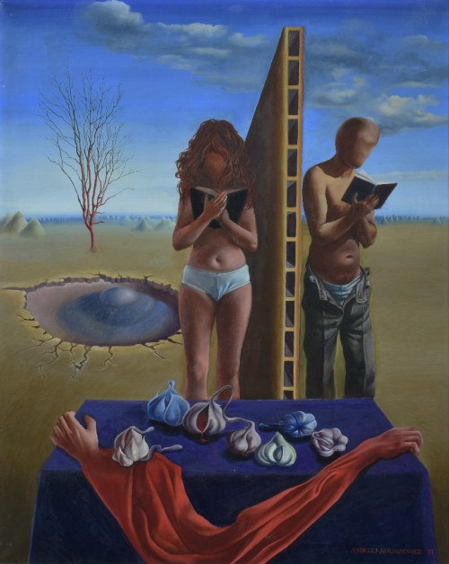 Wspólne czytanie, 1971, Andrzej Kołpanowicz