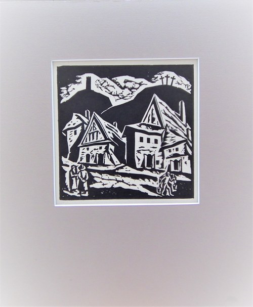Widoki Kazimierza Dolnego--Baszta i Góra Trzech Krzyży,1929, Kazimierz Wiszniewski