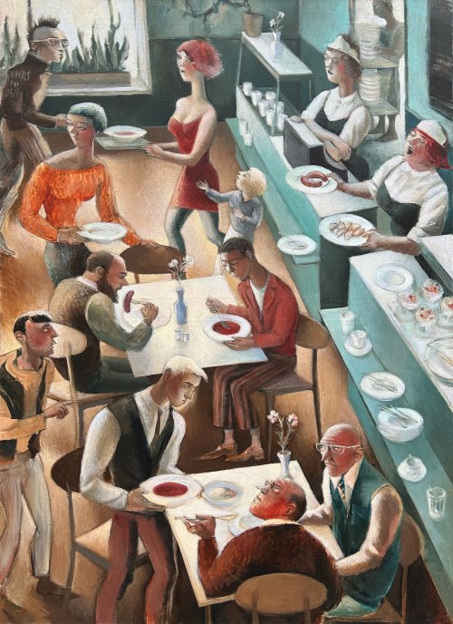 "Bar mleczny", 2023, Juliusz Lewandowski