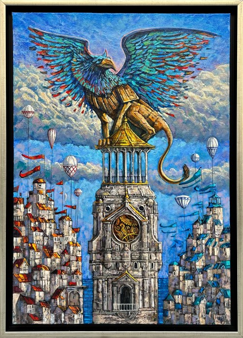 "Dwa miasta", 2023, Roch Urbaniak