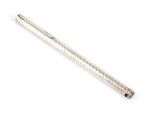 gold nib, Aurora: Sterling Silver Fountain Pen