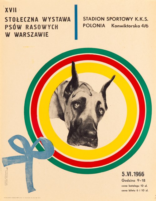 Krystyna RADZIWIŁŁÓWNA, XVII Stołeczna wystawa psów rasowych w Warszawie, 1966, Joanna Grabowska