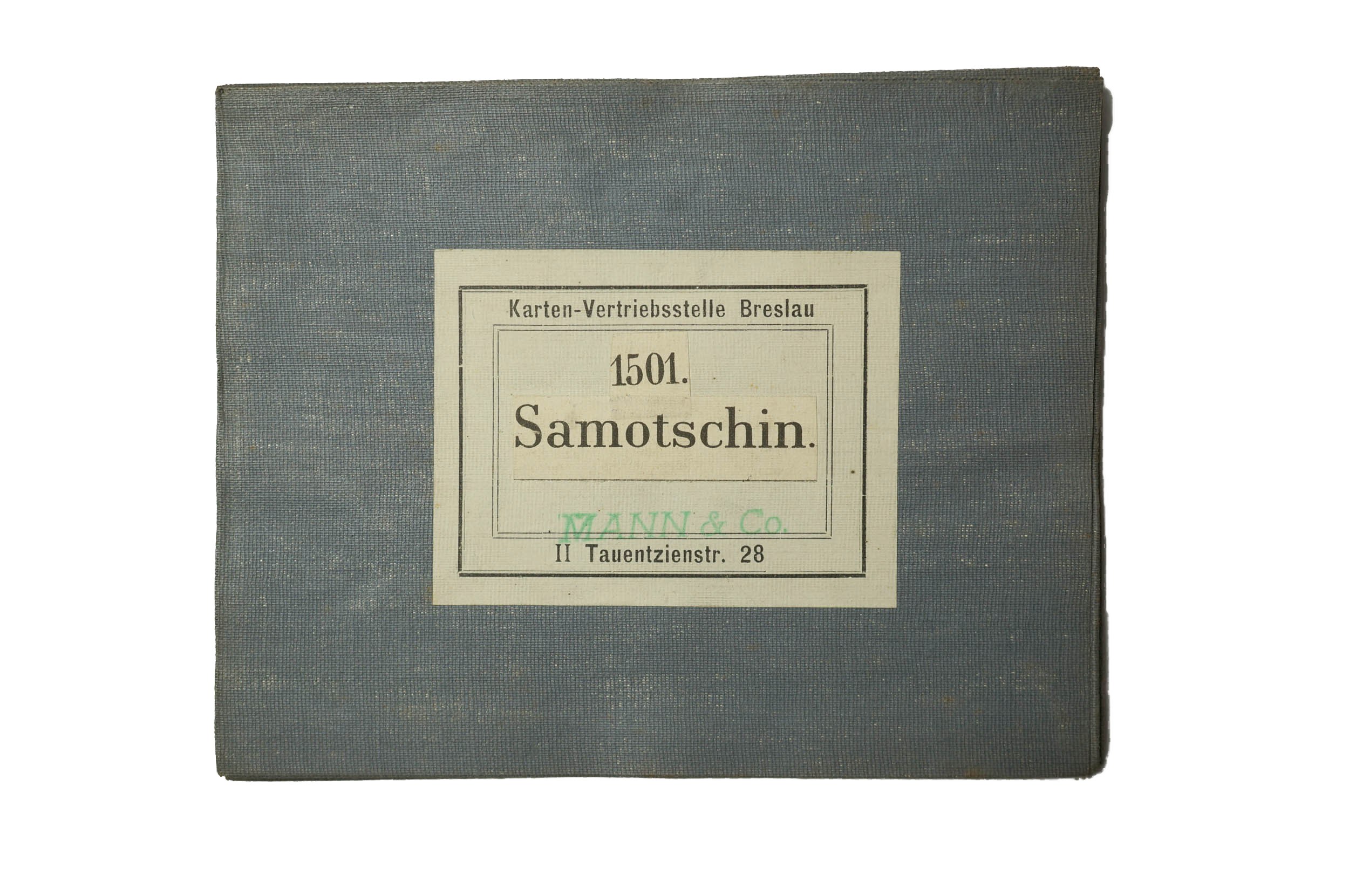 SZAMOCIN / Samotschin Karte auf Leinwand [1900], Maßstab 1 25.000, f