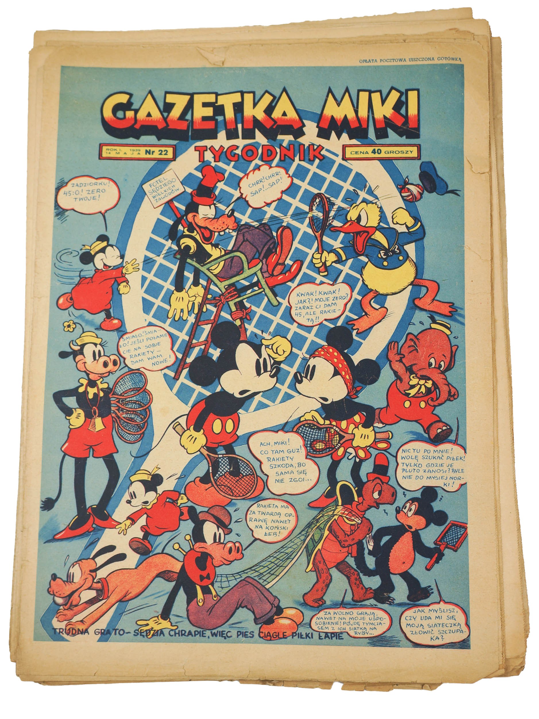 GAZETKA MIKI complete weekly comic magazine published in 1938/39