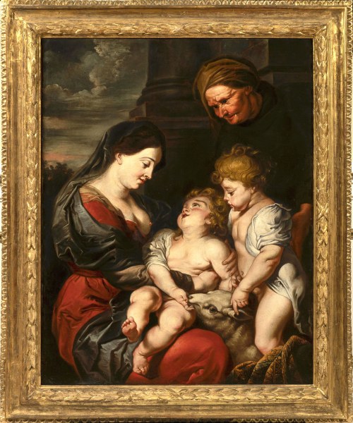 Maria i Elżbieta z Jezusem i Janem, Cornelis Schut