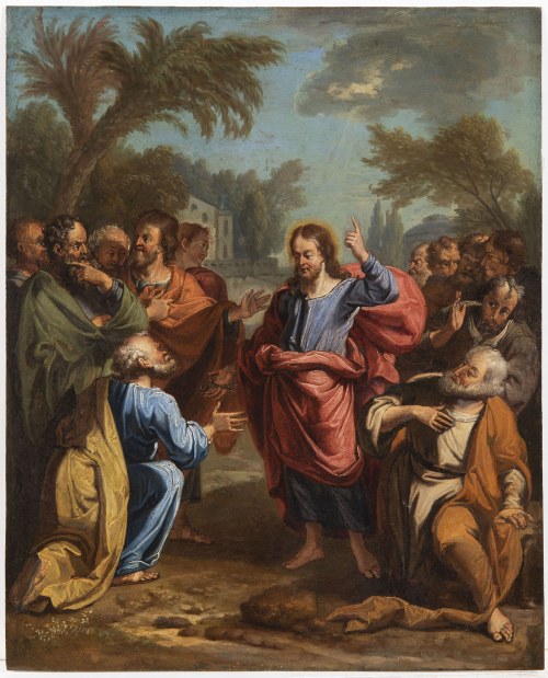 Chrystus daje klucze świętemu Piotrowi, Jacobus Ignatius de Roore
