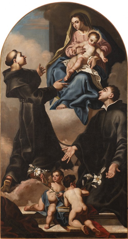 Madonna z Dzieciątkiem w chwale, Francesco de Mura