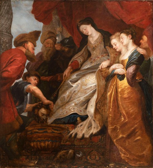 Królowa Tomyris z głową Cyrusa, Cornelis Schut