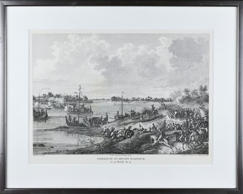 Passage du Po, devant Plaisance, ok. 1850, Carle Vernet