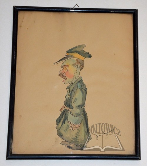 Żołnierz polski w karykaturze., Gustaw Rogalski