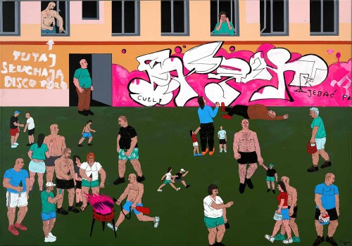 Grill na osiedlu, 2022, Michał Cygan