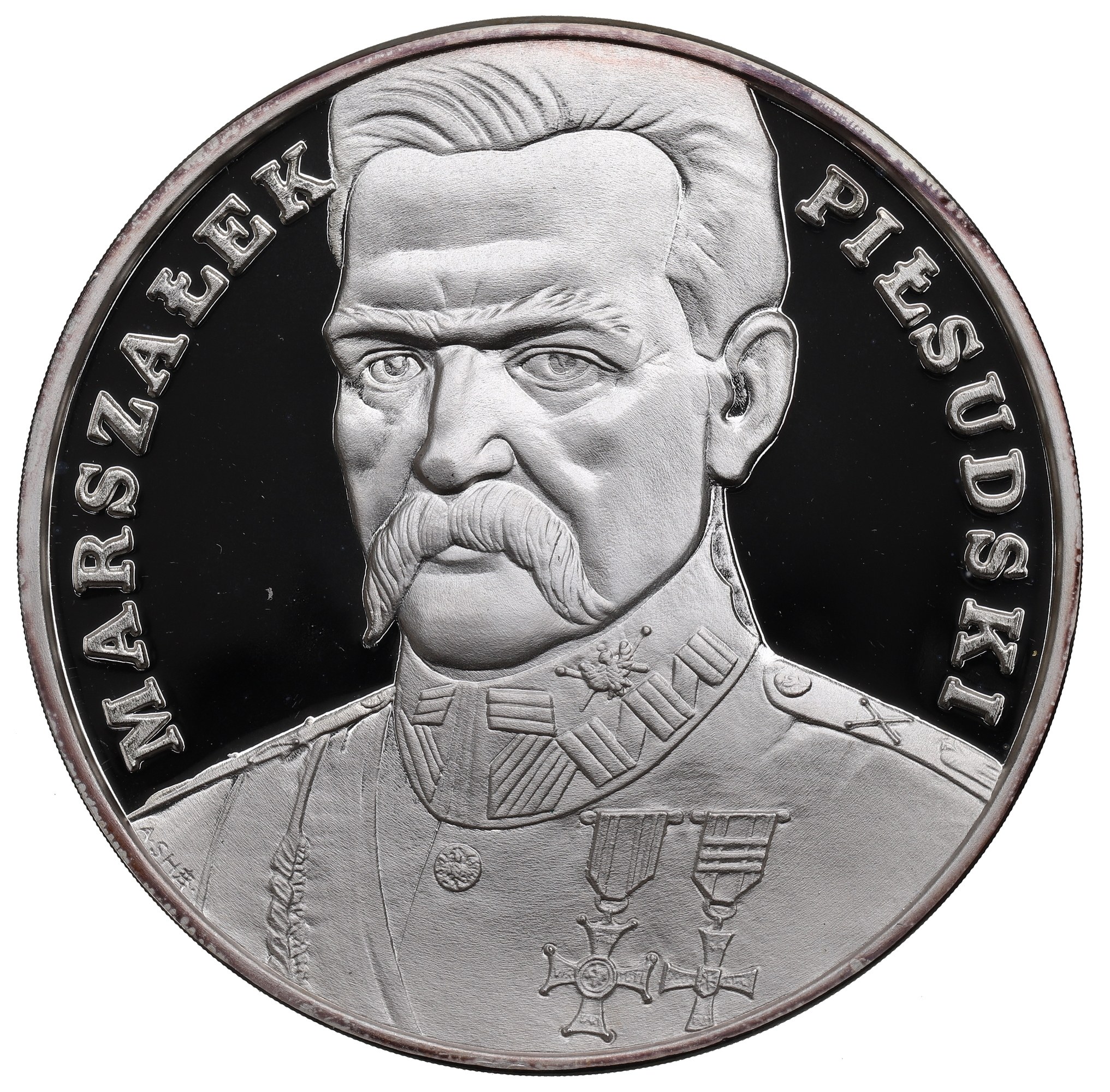 III RP, 200.000 złotych 1990 Piłsudski Duży Tryptyk - Aukcja ...