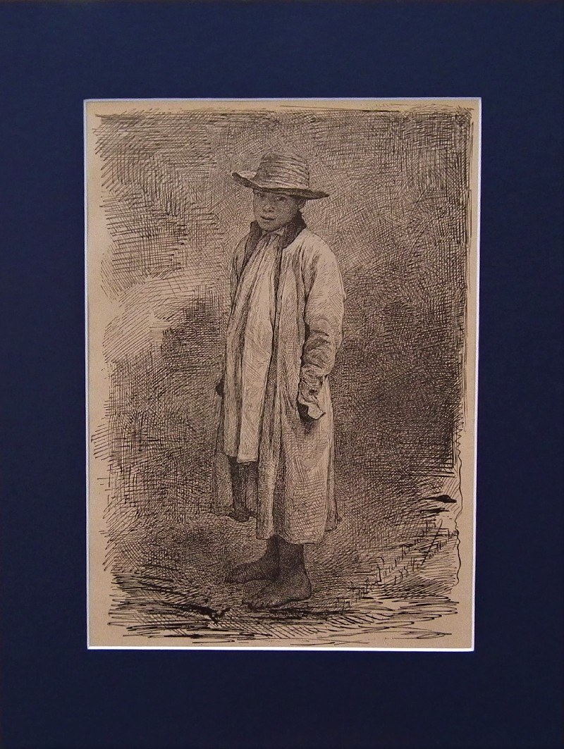 Witold PRUSZKOWSKI (18461896), Wiejski chłopak, 1884 Aukcja