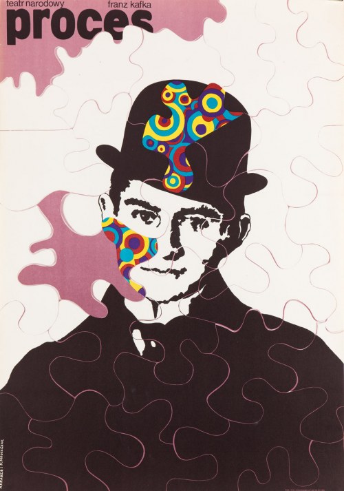 Marcin MROSZCZAK (ur. 1950), Franz Kafka, Proces. Teatr Narodowy w Warszawie, 1972, Andrzej Krauze