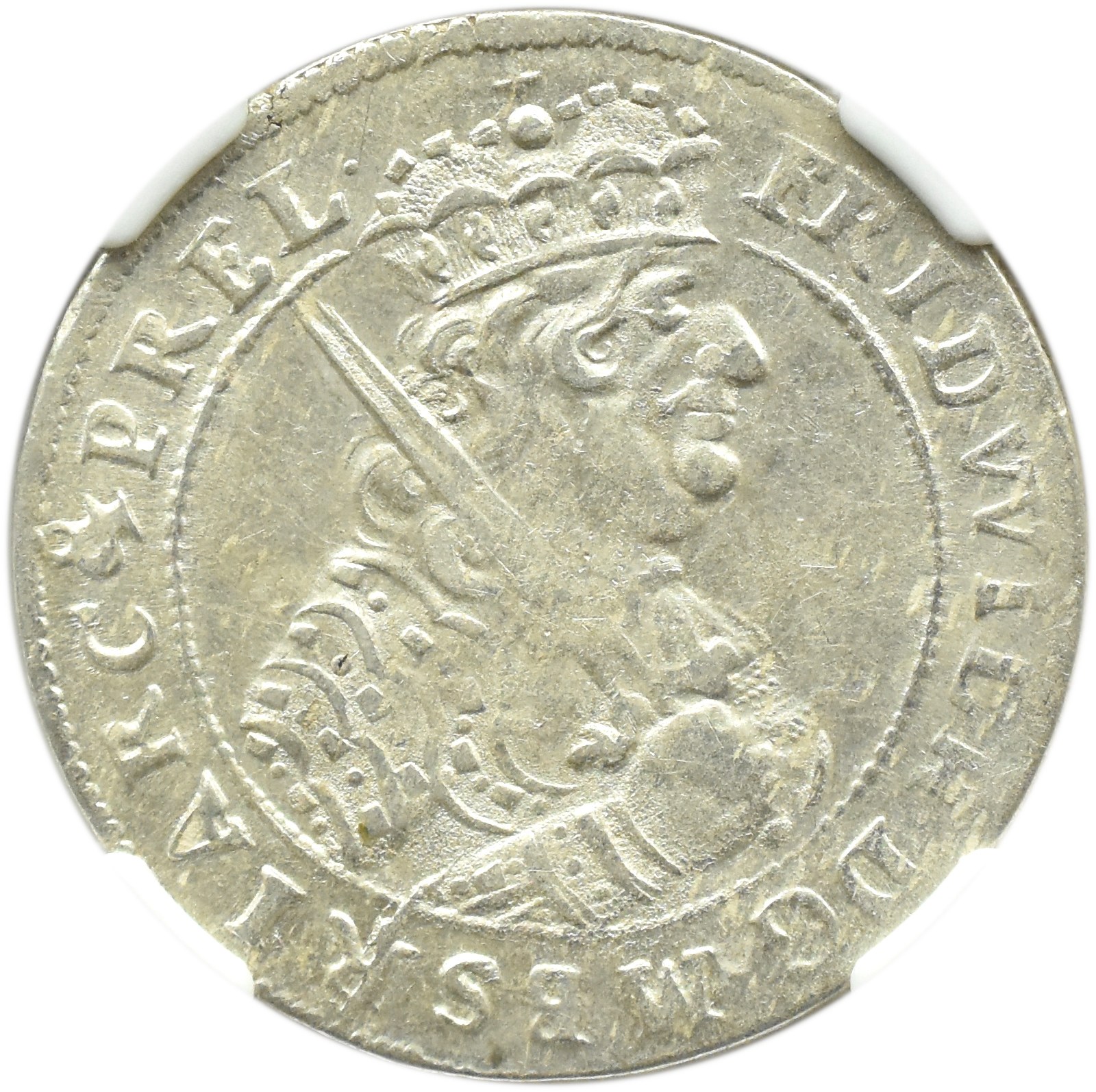 Germany, Prussia, Frederick William I, ort 1684 HS, Königsberg 