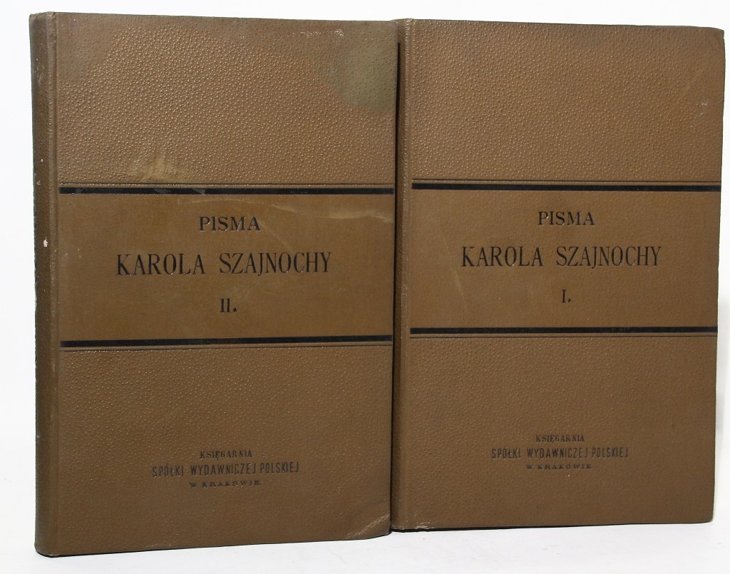 Karol SZAJNOCHA Pisma Karola SZAJNOCHY 12t. [Nowa Biblioteka