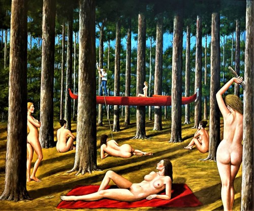 Gondola, 2010, Rafał Olbiński