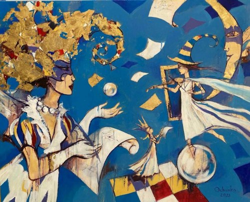 Pasion y inspiracion del arte, 2021, Eugeniusz Ochonko