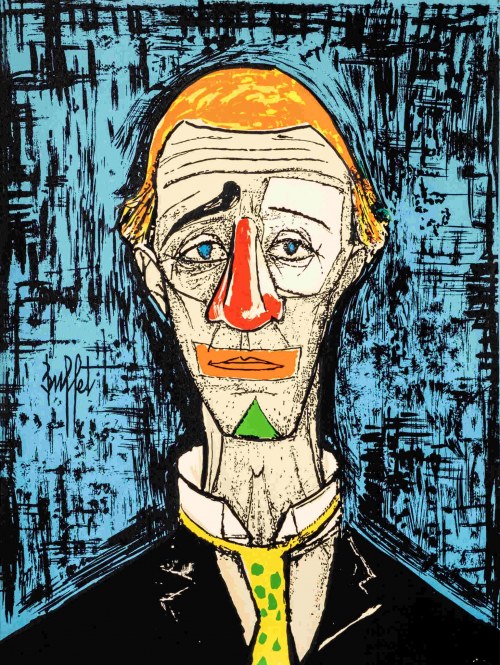Portret, lata 50-60 XX w., Bernard Buffet