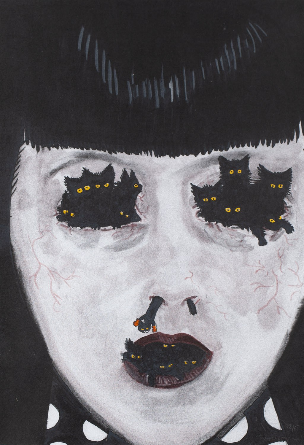 Aleksandra Waliszewska (b. 1976, Warsaw), Cats #2, 2022 - Online
