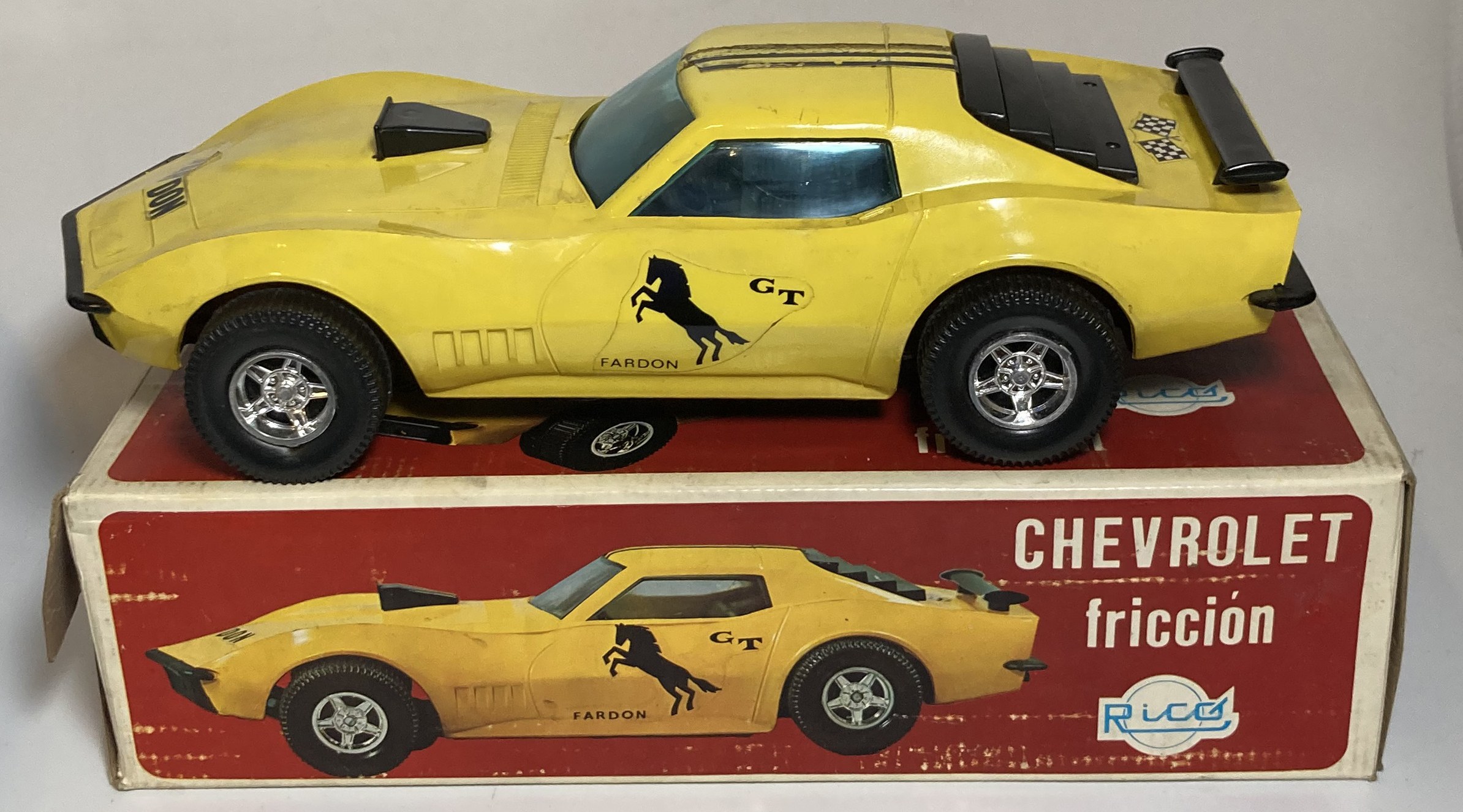 Voiture Ancienne Rico Retro K Carga – Chevrolet N°35 – Tôle Et Plastique – Espagne