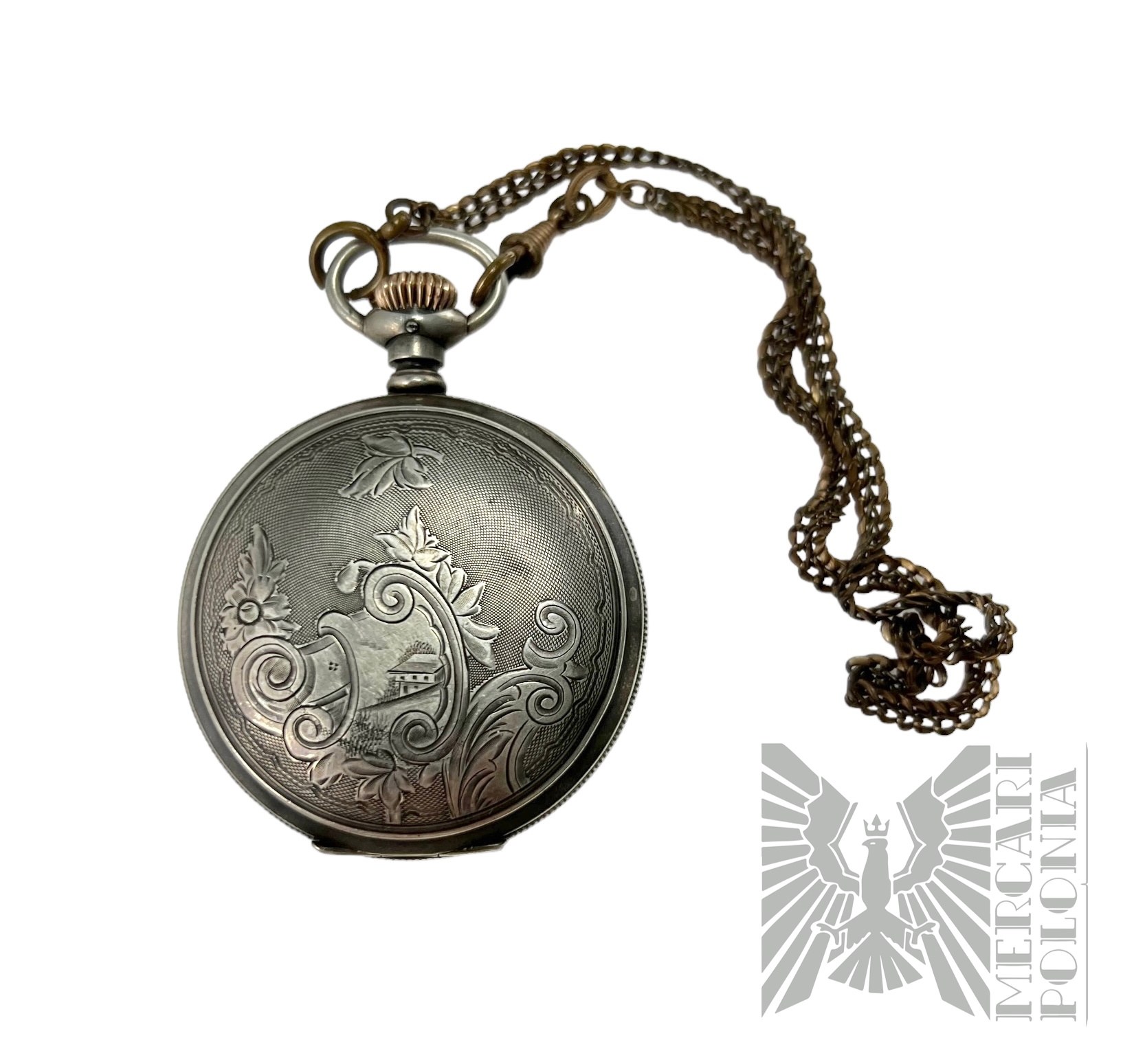 Pocket Watch Elgin Natl Watch Co USA Silver Online auction