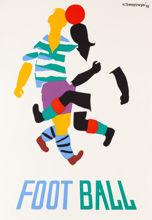 Football, projekt z 1948 roku, pierwodruk z 1989 roku, Henryk Tomaszewski
