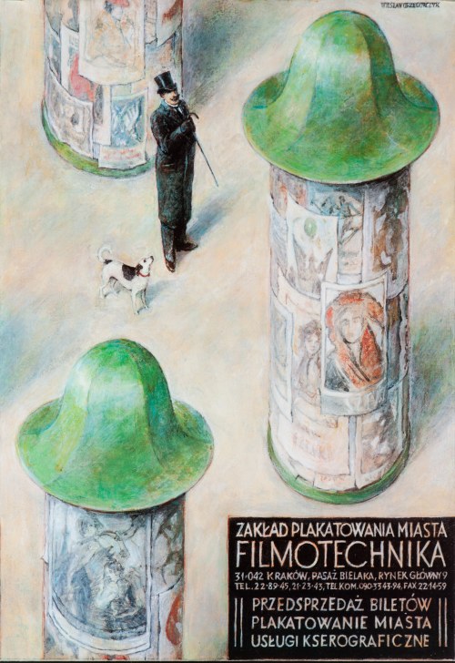Zakład Plakatowania Miasta Filmotechnika, Kraków, 1997, Wiesław Grzegorczyk