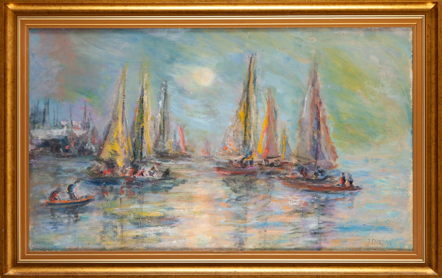 Jan CHRZAN (19051993), Wypływając z portu, ok. 1975 Aukcja
