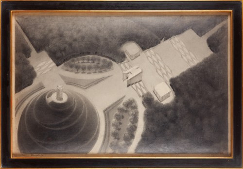 Sowiniec - widok z góry, 1936, Marian Konarski