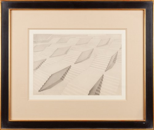 Projekt schodów VIII, 1937, Marian Konarski