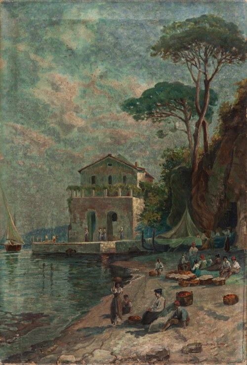 Pejzaż włoski, 1915, Antoni Piotrowicz