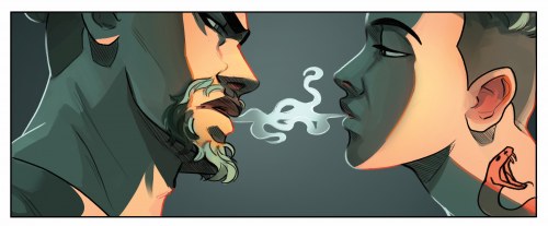 scena z komiksu "Małpa", Barbara Majkowska