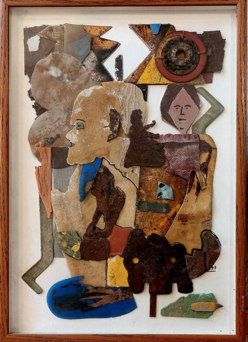 1992r, kolaż,, Ludwik Dębowski