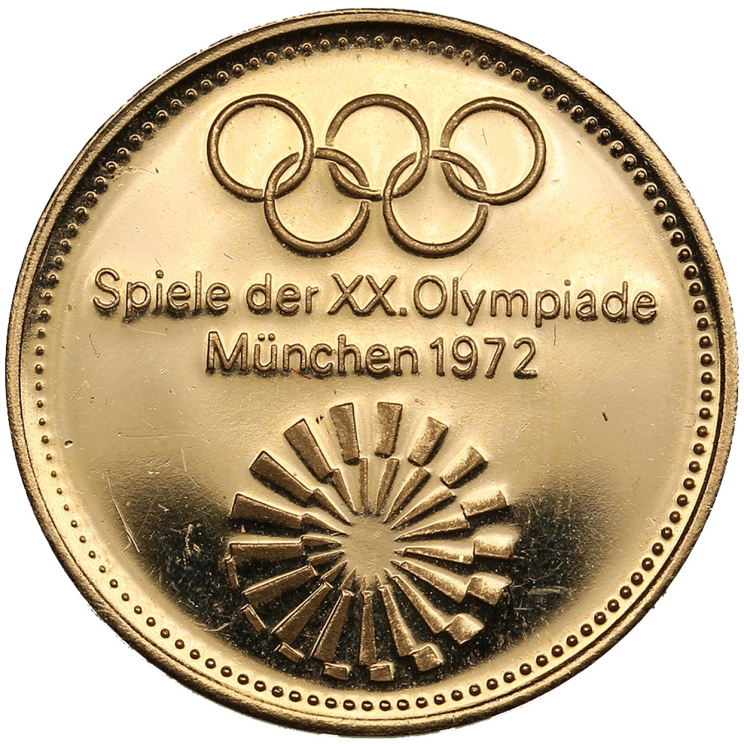 Germany Gold Medal 1972 - XX Olympic Games in Munich