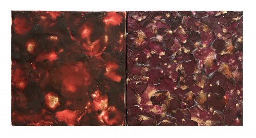 Flowers and Blood (dyptyk), 2023, Paweł Nowak