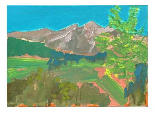 Widok na Tatry, 2022, Sylwester Piędziejewski